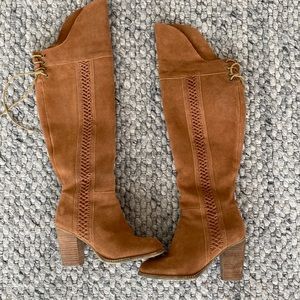 Sbicca  High Tan Suede Boot